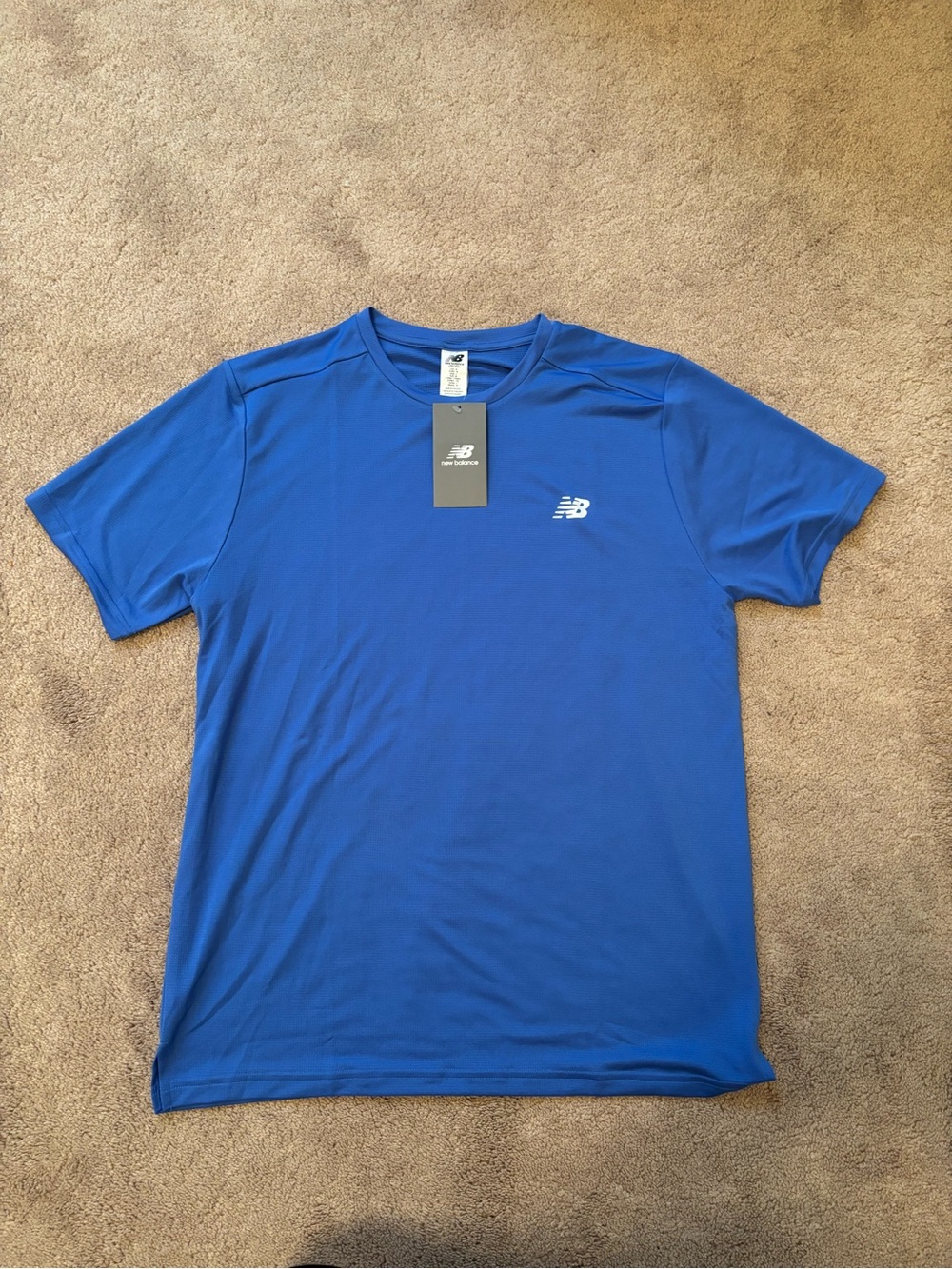 New Balance Men's Short Sleeve Performance Tee - Blue